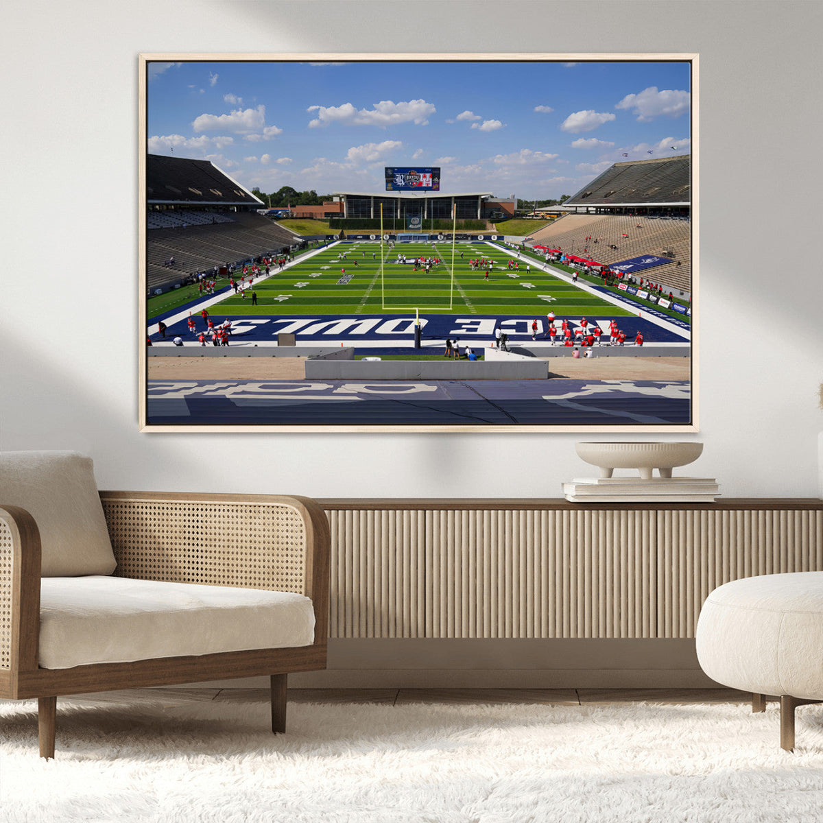 Rice University Owls Football Team Print - Houston Rice