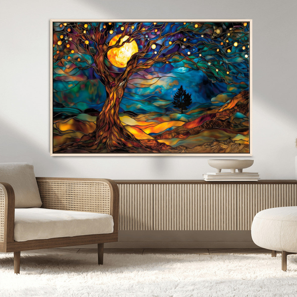 Tree of Life Wall Art - Yggdrasil Tree of Life Canvas Print