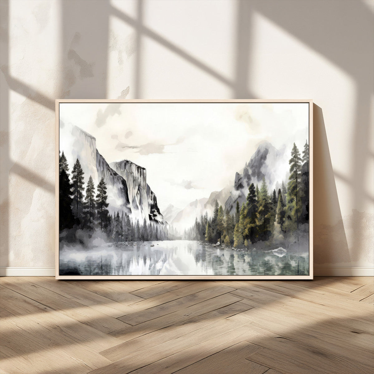 Yosemite Valley Wall Art Canvas Print – Framed and Ready to