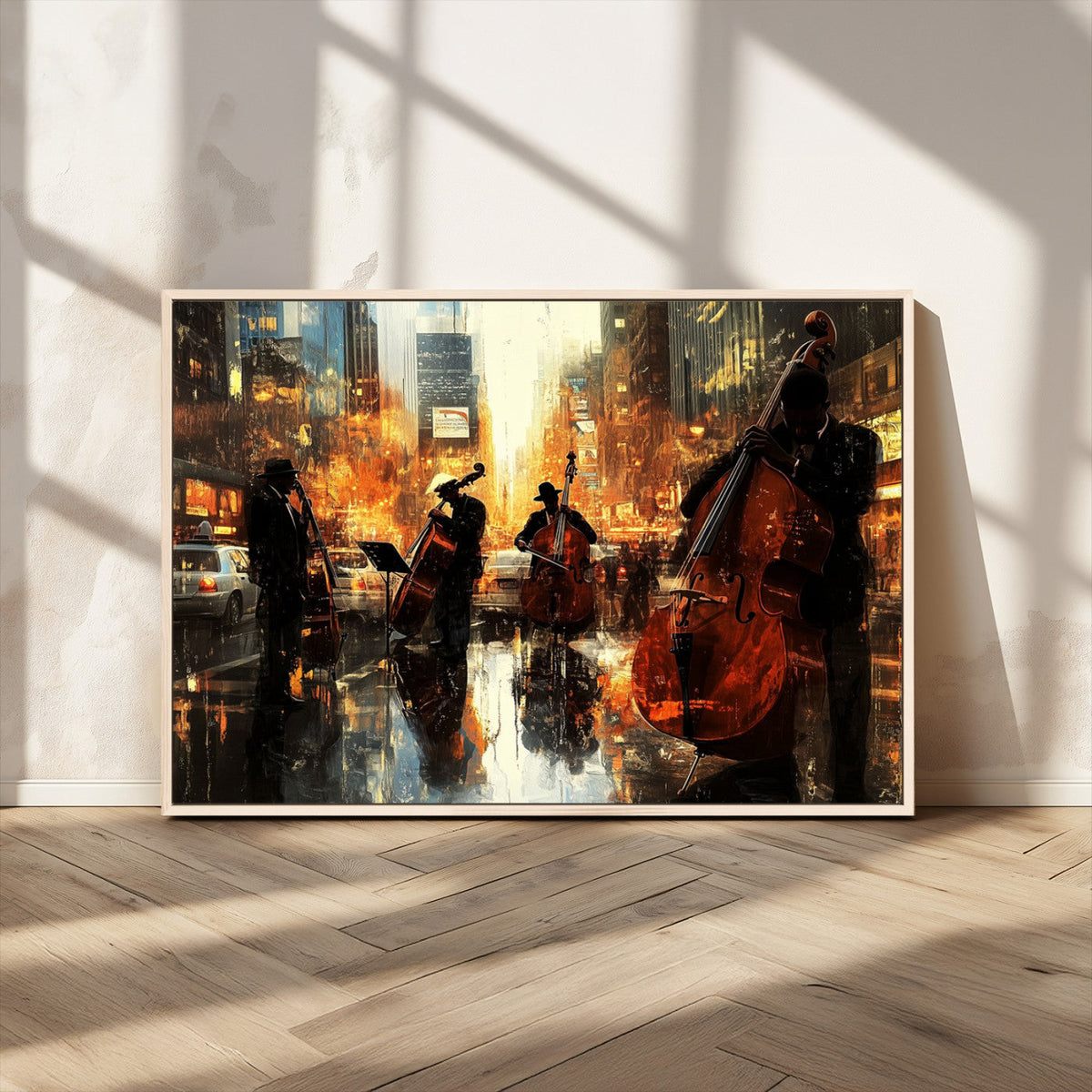 Jazz Wall Art Canvas Print – Colorful Musical Instrument