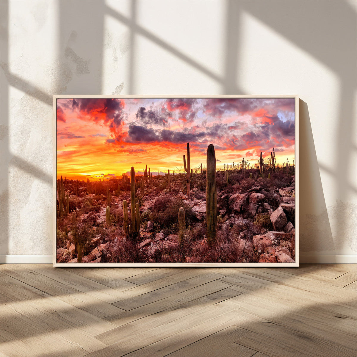 Arizona Desert Print, Western Cowboy Wall Art Print