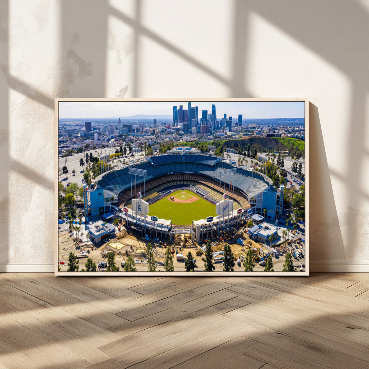 Los Angeles Dodgers Dodger Stadium Wall Art Canvas Print -