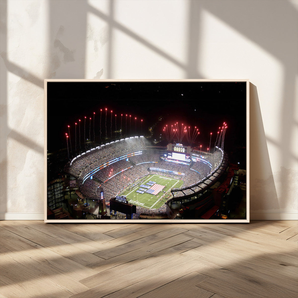 New England Patriots Team Print Wall Art- Foxborough