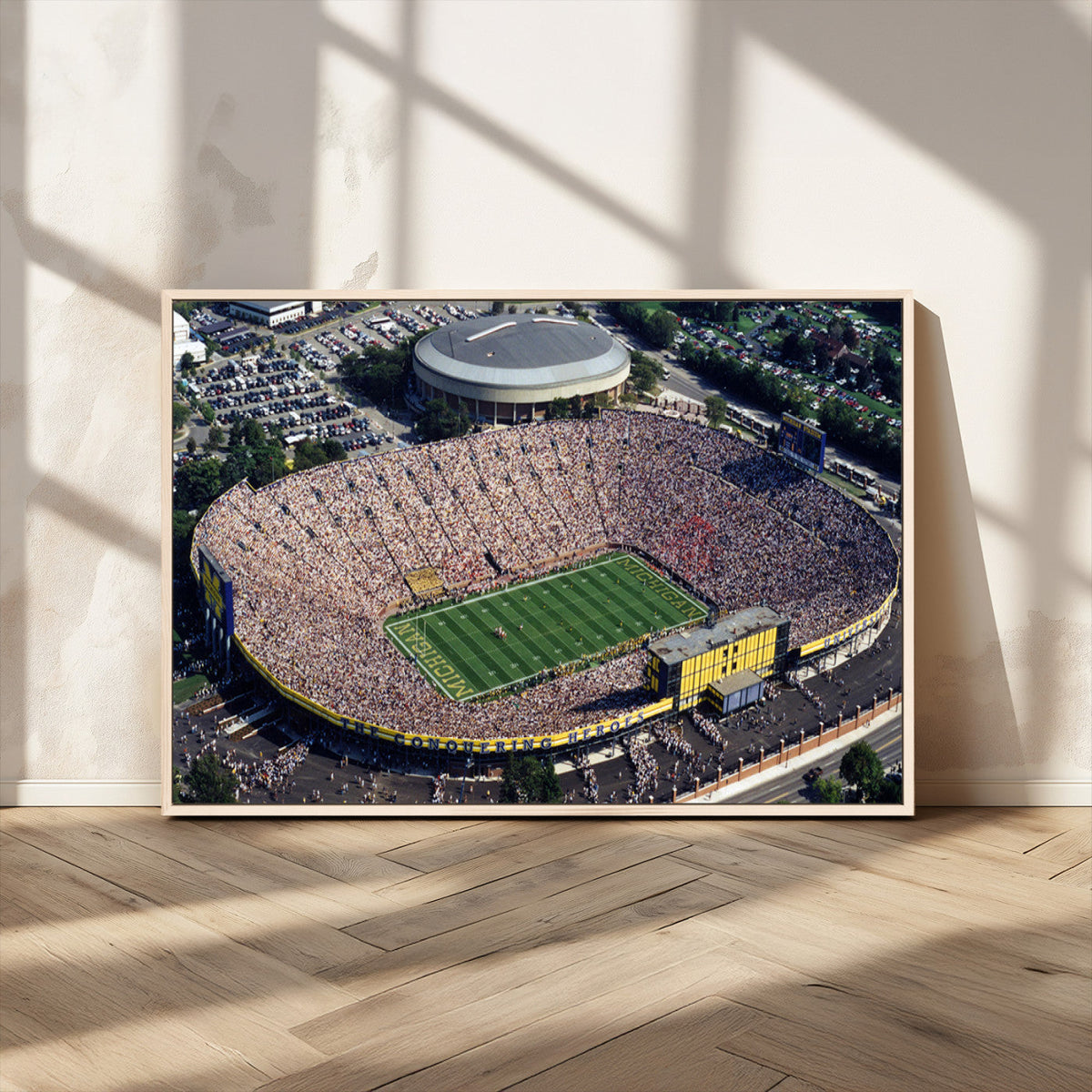 Michigan Wolverines Football Team Print - Ann Arbor Michigan