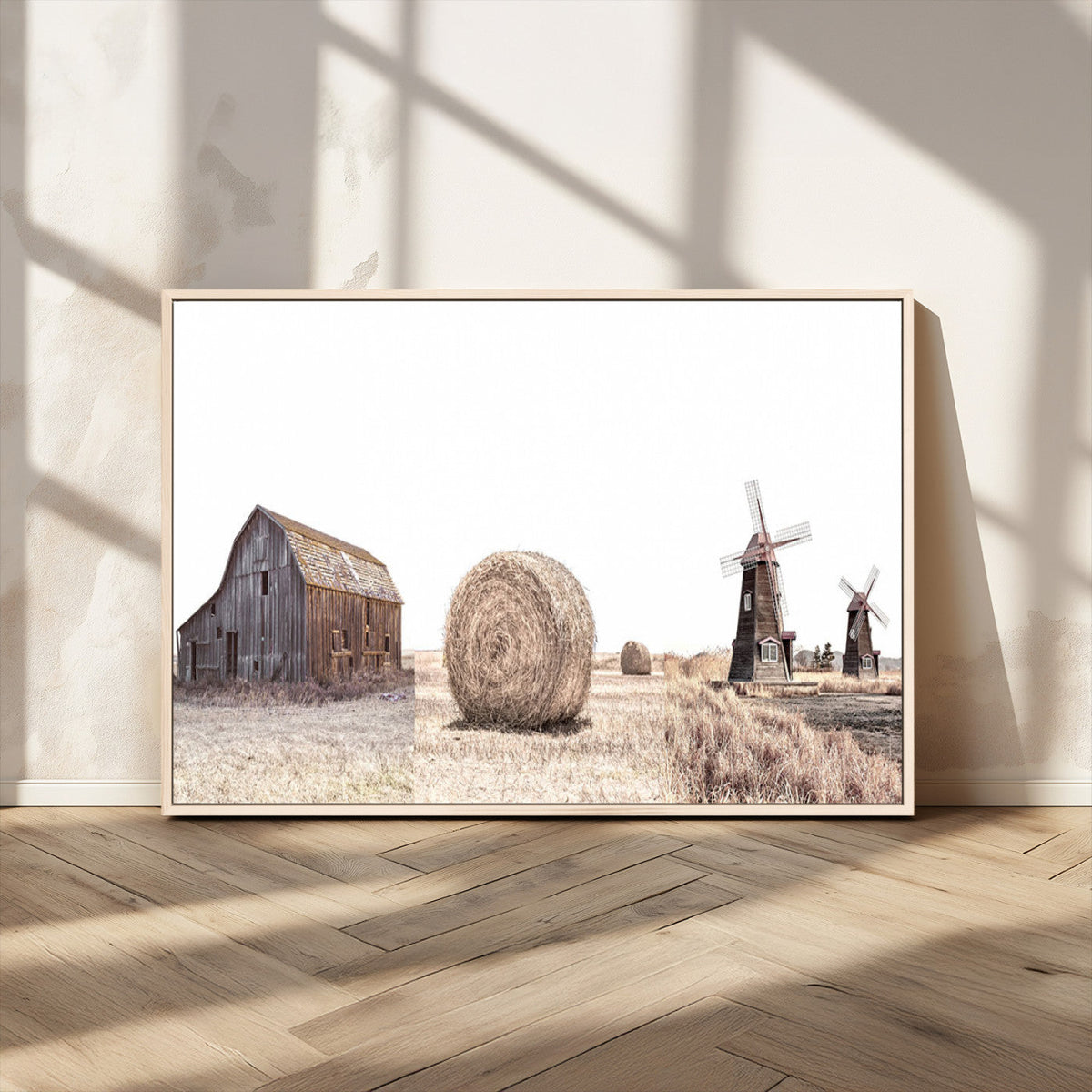 Farm Prints Set, Set of 3 Farmhouse Wall Art, Country House