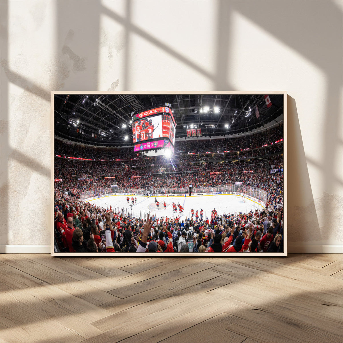 Amerant Bank Arena Wall Art Canvas Print - Basketball Arena