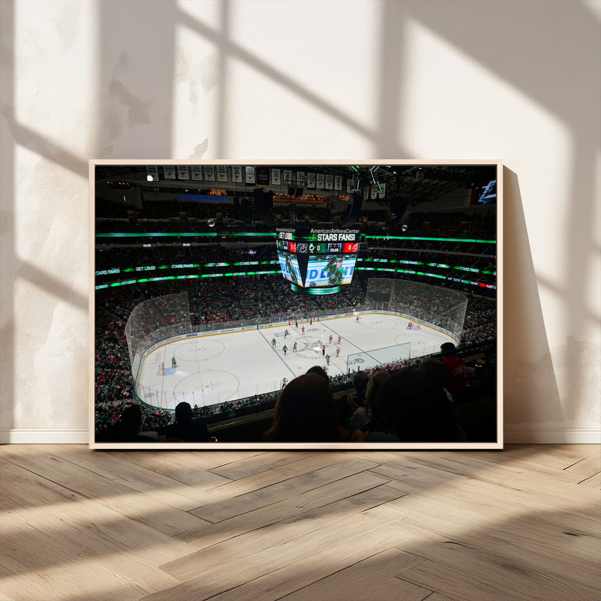 American Airlines Center Dallas Stars Wall Art Canvas Print