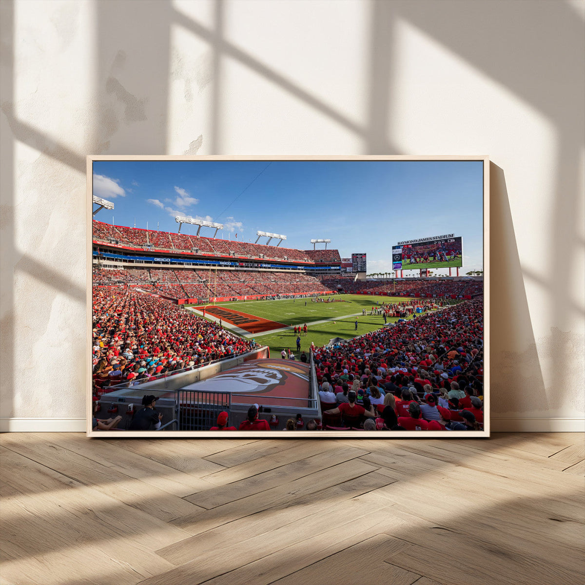 Florida Tampa Raymond James Stadium Wall Art Canvas Print -
