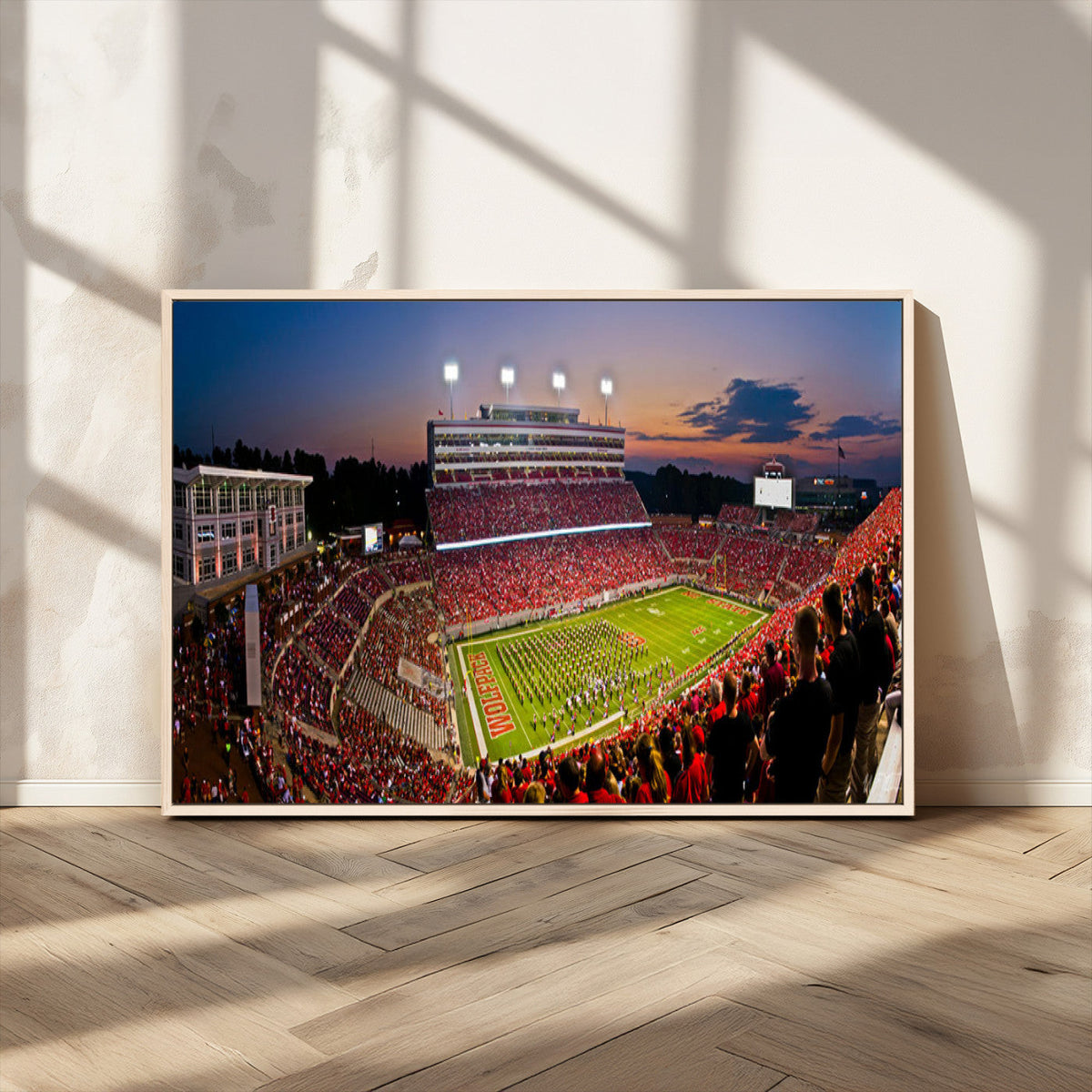 NC State Wolfpack Football Team Print - Raleigh