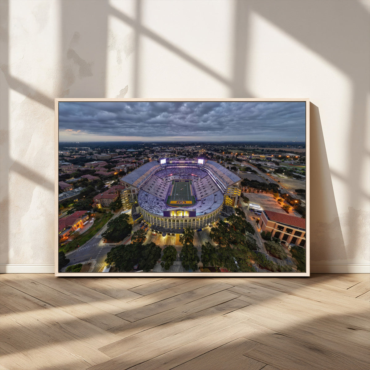 The Louisiana State University Tigers Football Team Print -