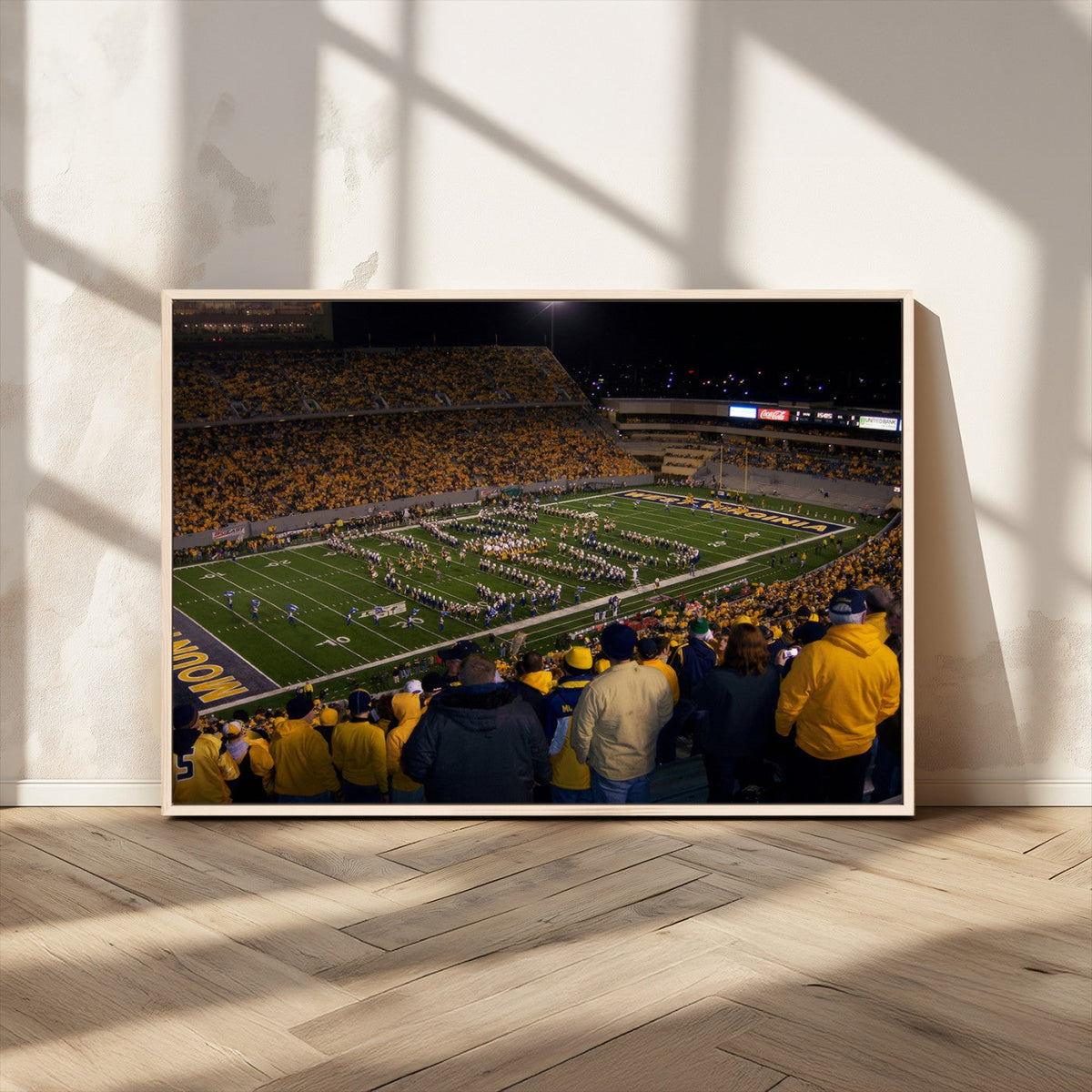 West Virginia Uni Mountaineers Football Team Print - Milan