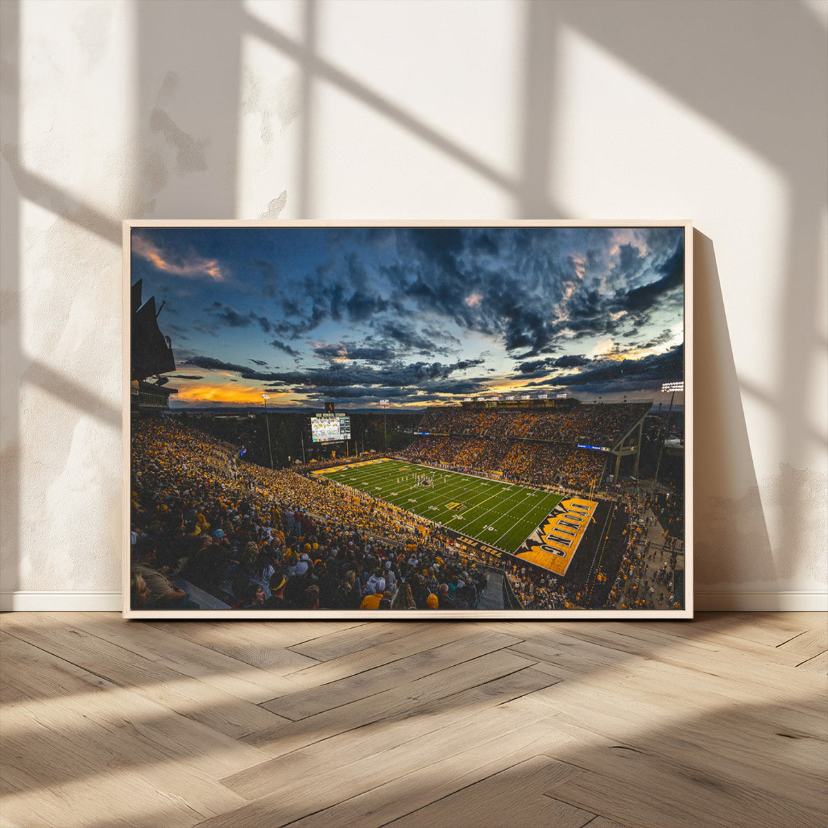 University of Wyoming Cowboys Football Team Print - Laramie