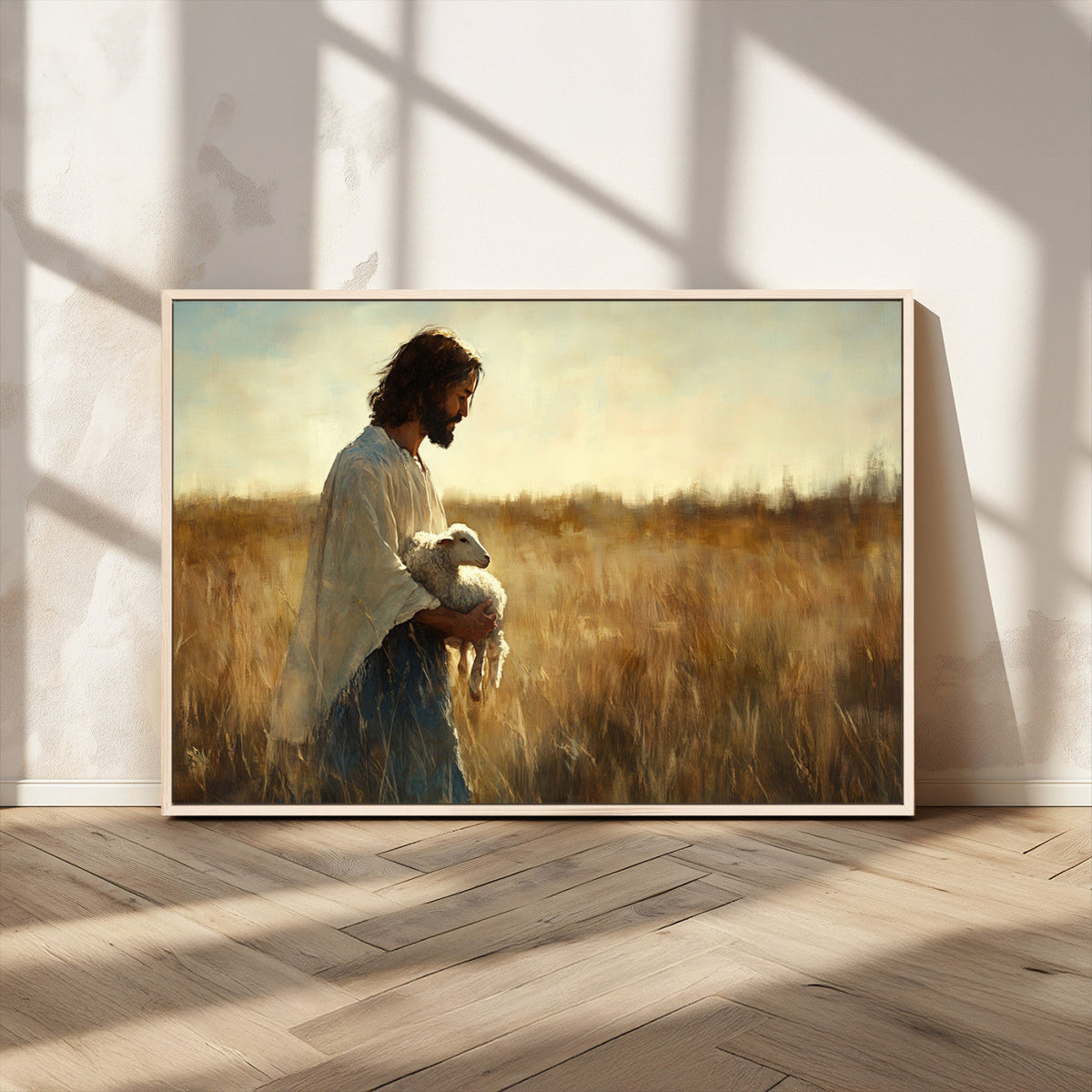 Jesus the Good Shepherd Wall Art Canvas Print -