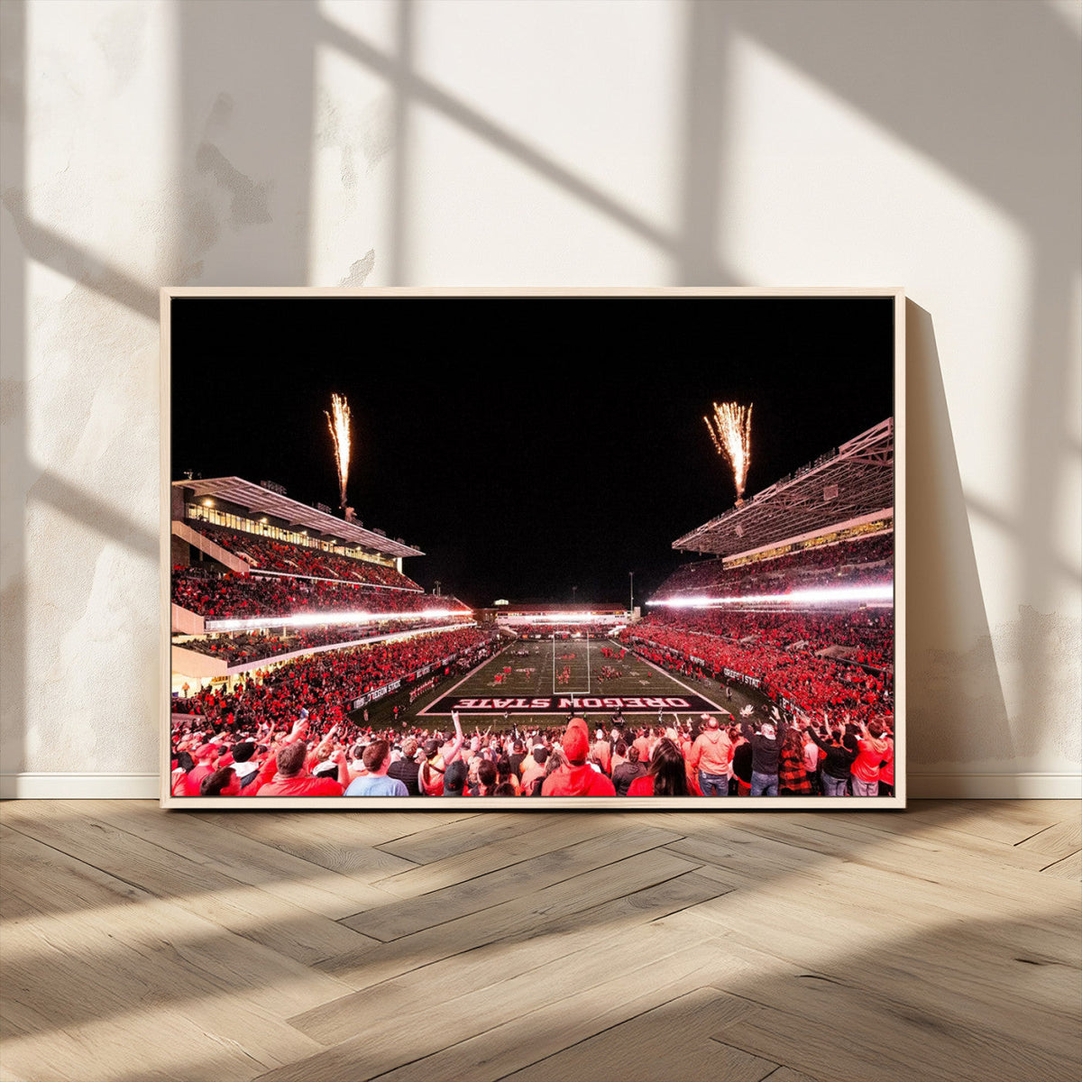 Oregon State Beavers Football Team Print - Corvallis Reser