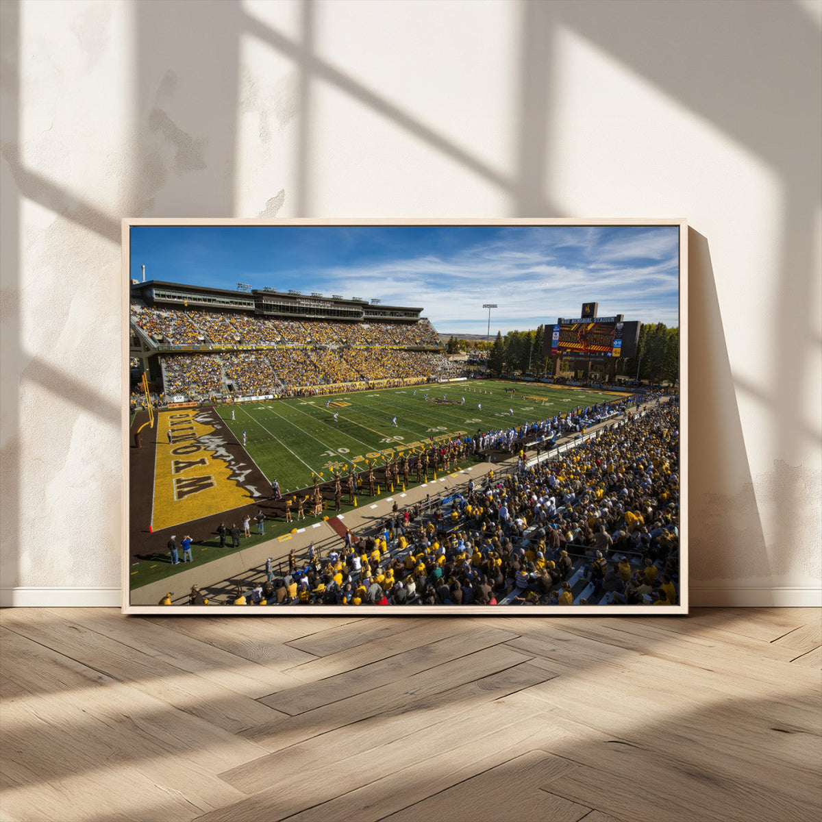 University of Wyoming Cowboys Football Team Print - Laramie