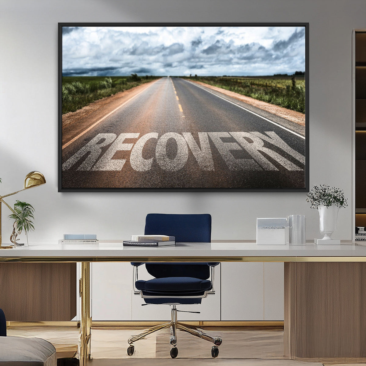 Recovery Road Wall Art Canvas Print