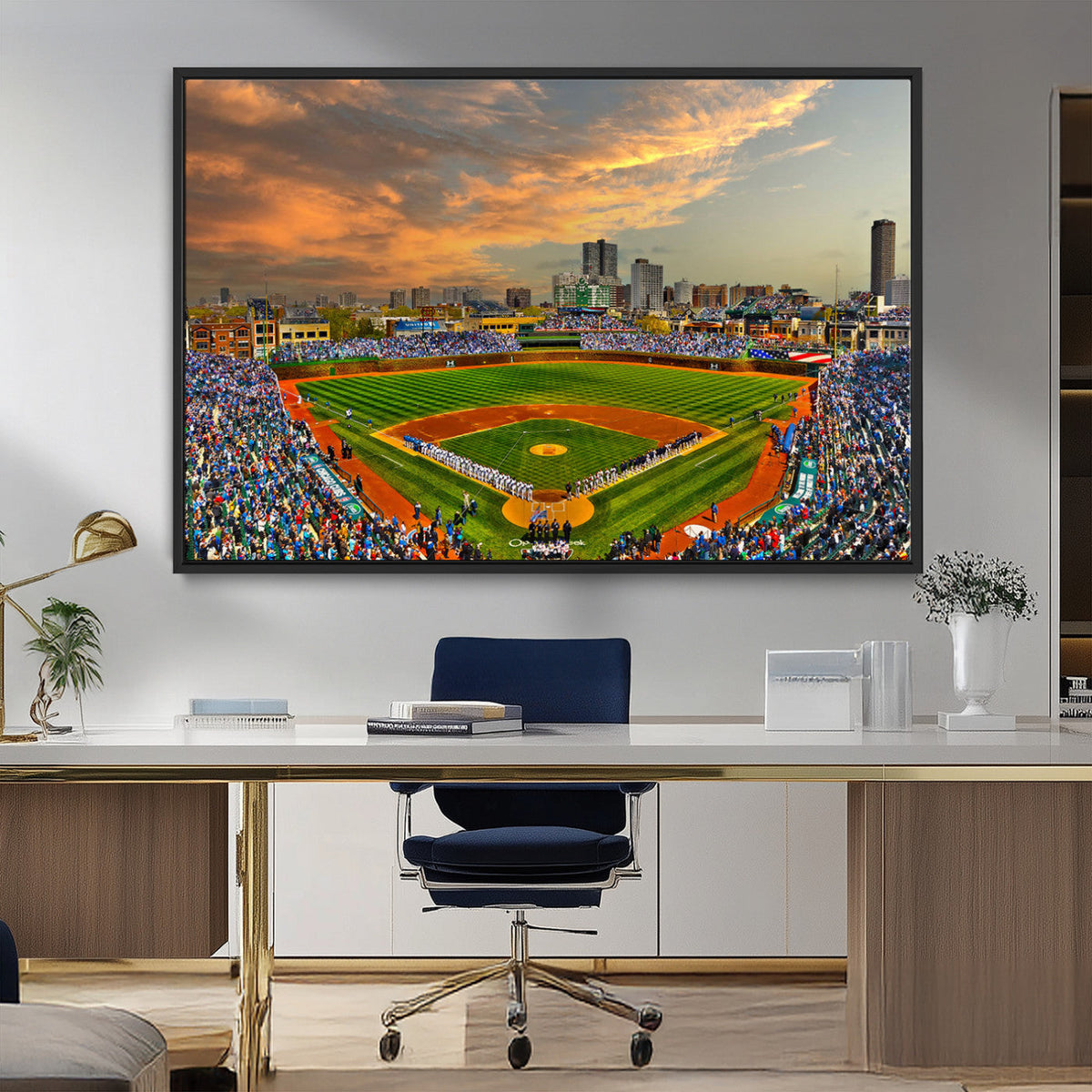 Chicago Wrigley Field Wall Art Canvas Print – Iconic