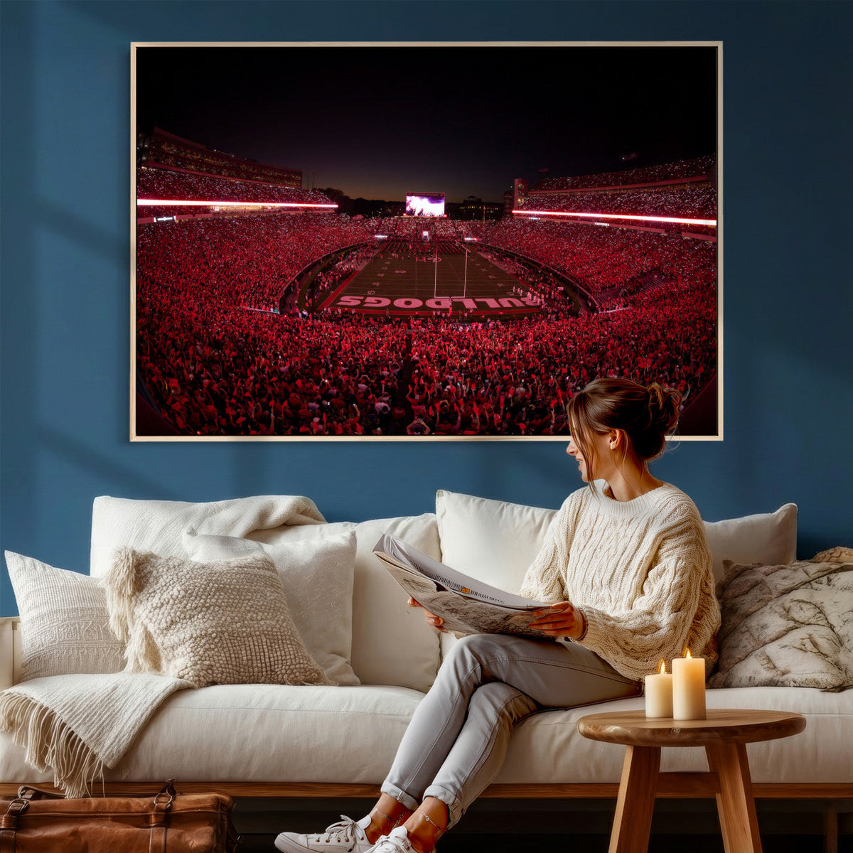 Sanford Stadium Wall Art Canvas Print – Georgia Bulldogs