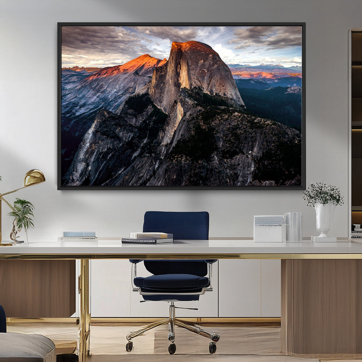 Half Dome Yosemite Wall Art – Majestic Mountain Landscape