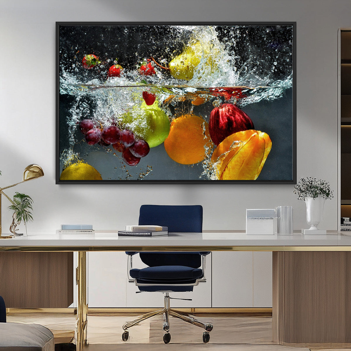 Kithen Vegetables World Wall Art Canvas Print