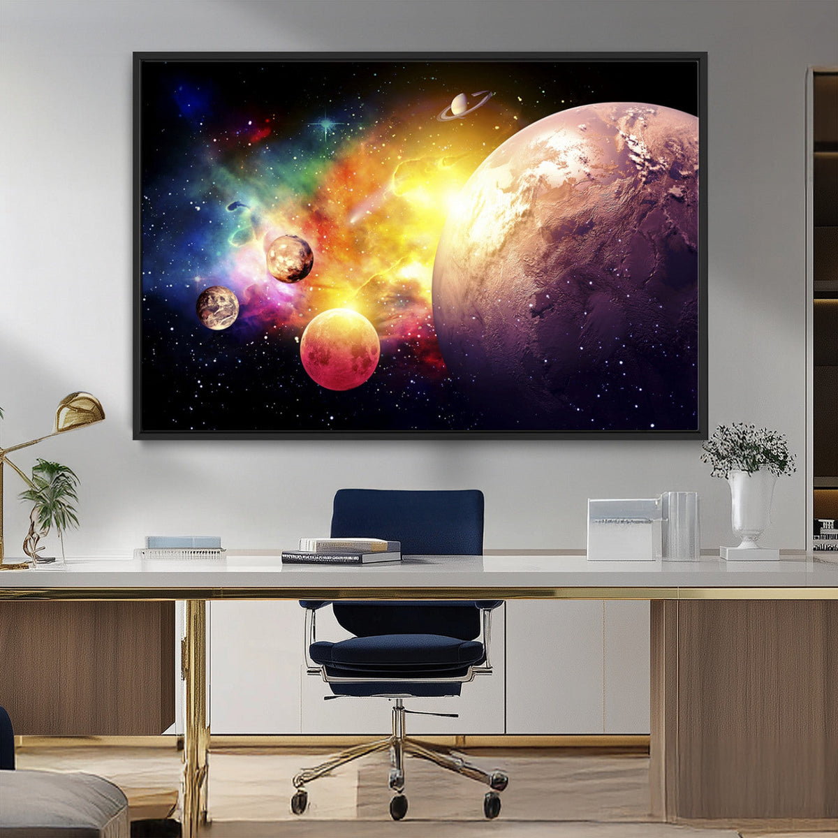 Space and Galaxy Canvas Print