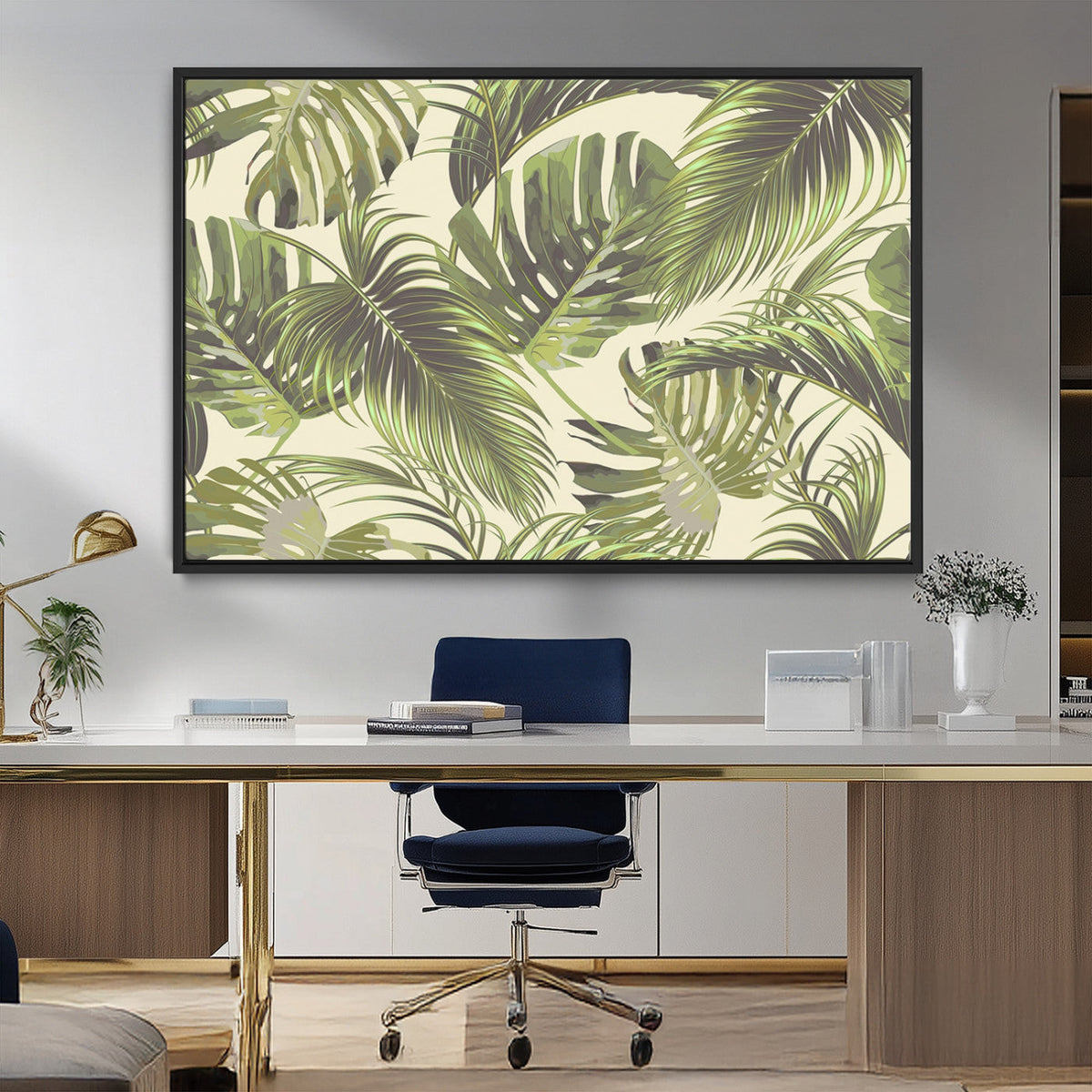 Palm Leaves Canvas Print