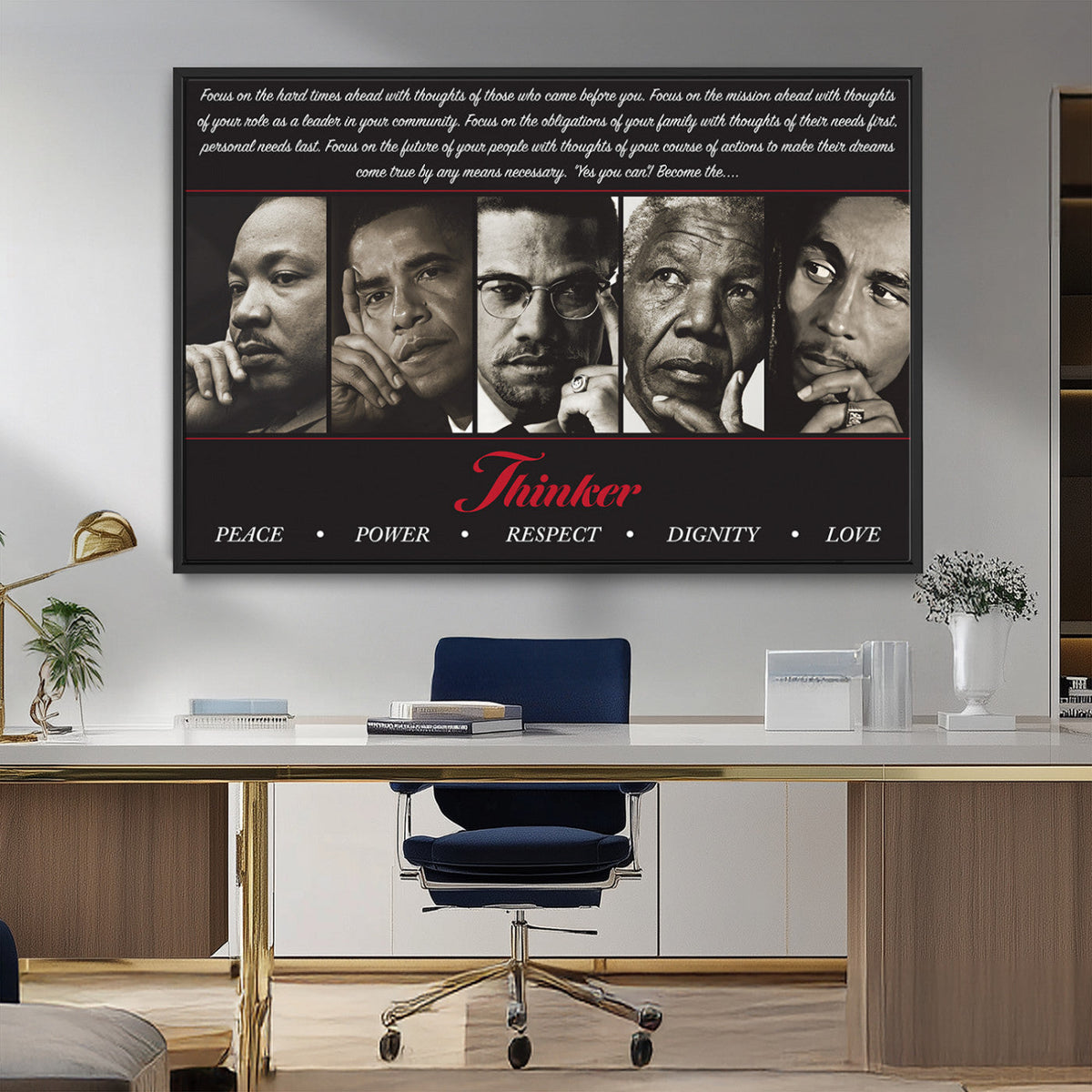 Thinkers of Wall Art Canvas Print - Inspirational Wall Art