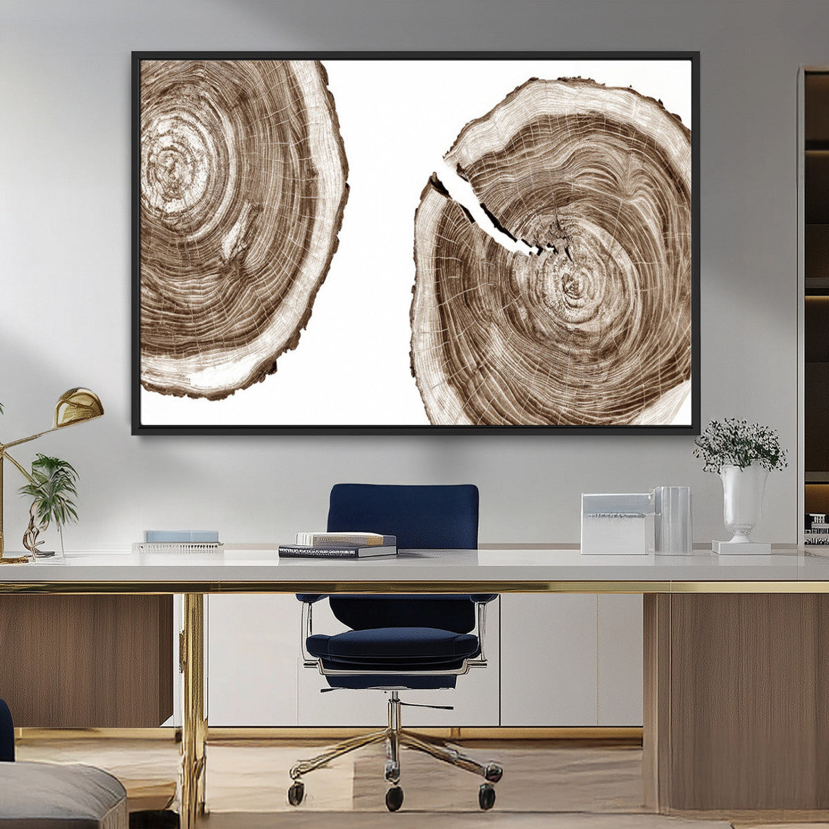 Wood Tree Ring Wall Art Canvas Prints, Tree Rings –