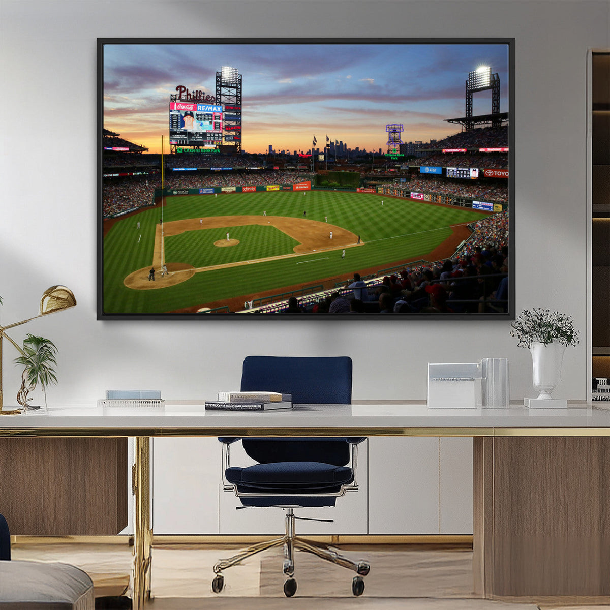 Citizens Bank Park Philadelphia Phillies Wall Art Canvas |