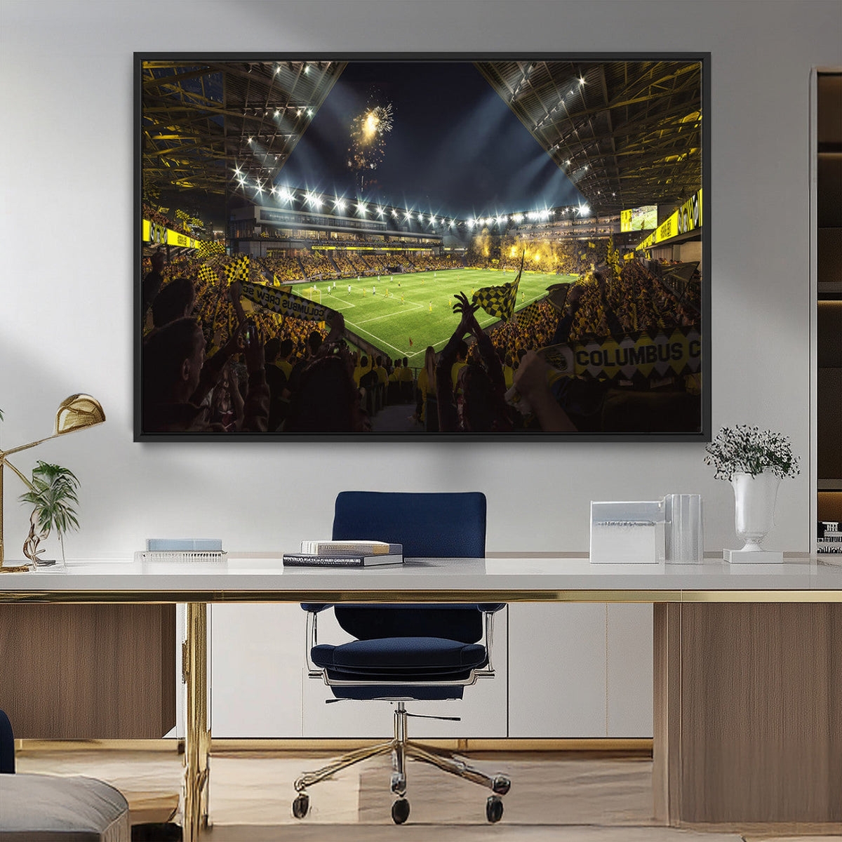 Columbus Crew Soccer Team Print - Columbus Crew Stadium Wall