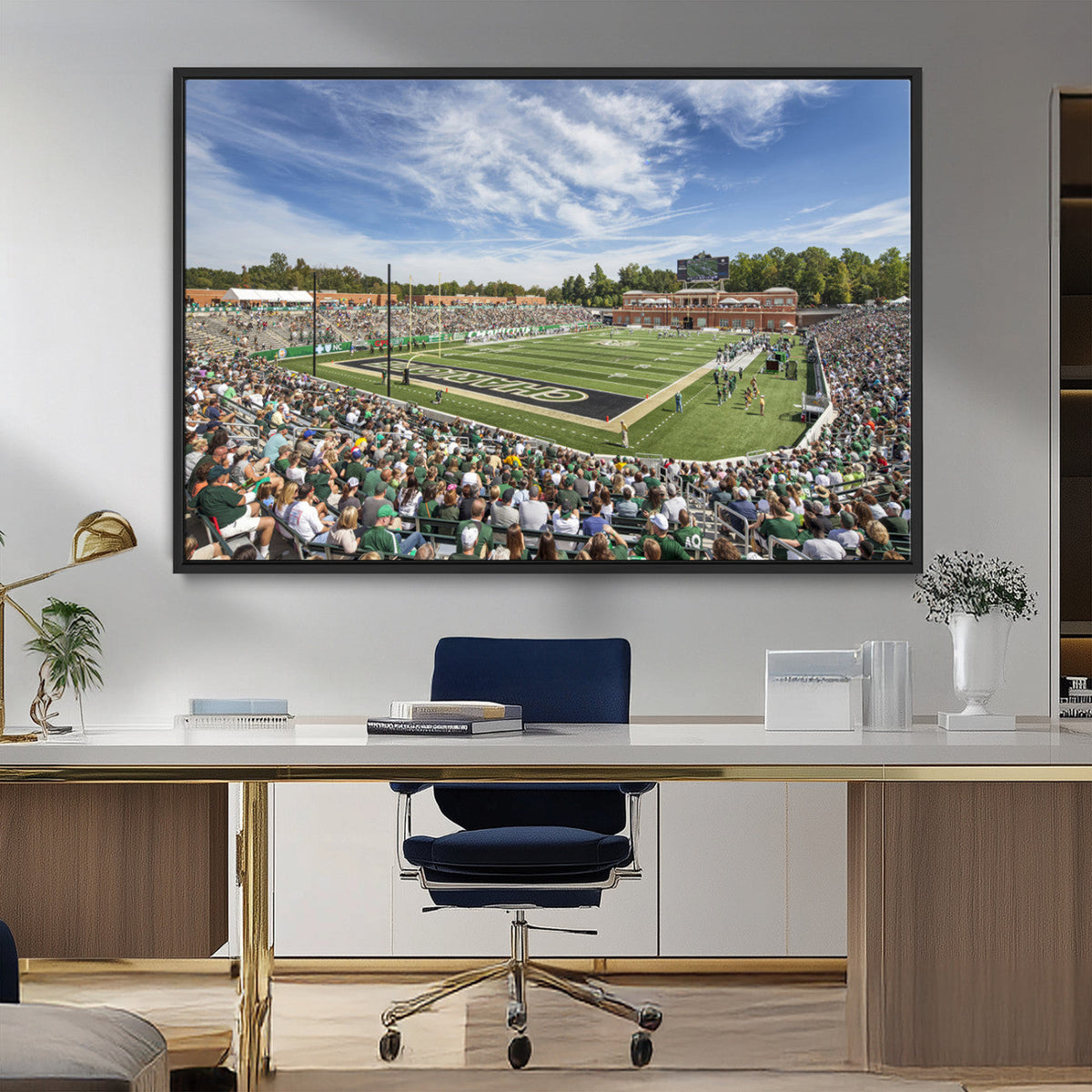 University of Charlotte 49ers Football Team Print -