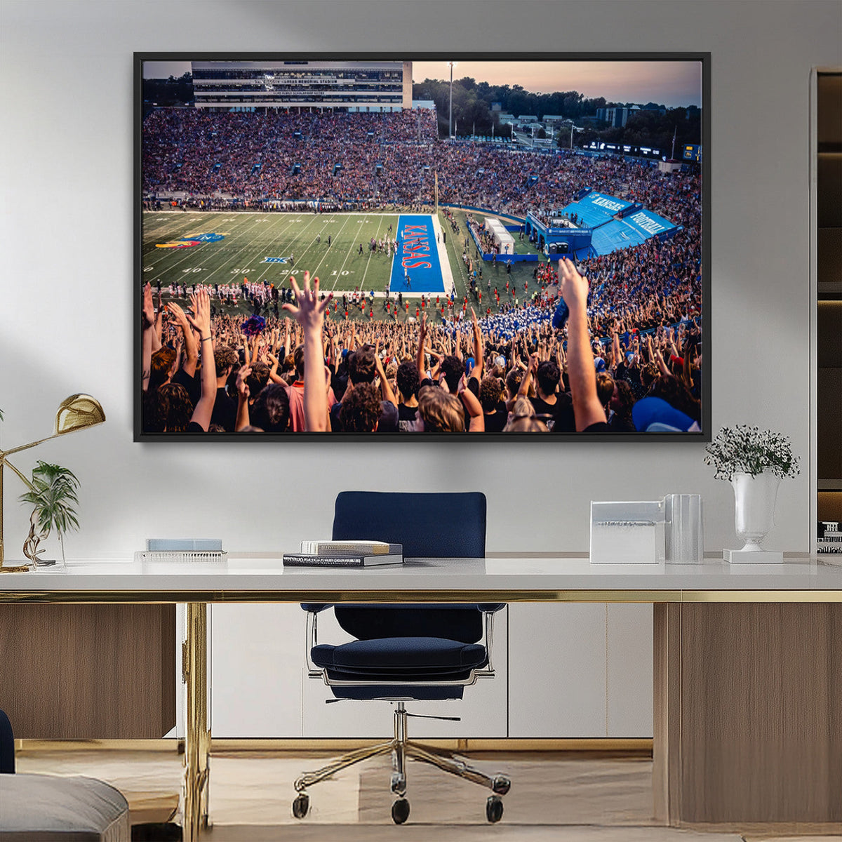 University of Kansas Jayhawks Football Team Art Print -