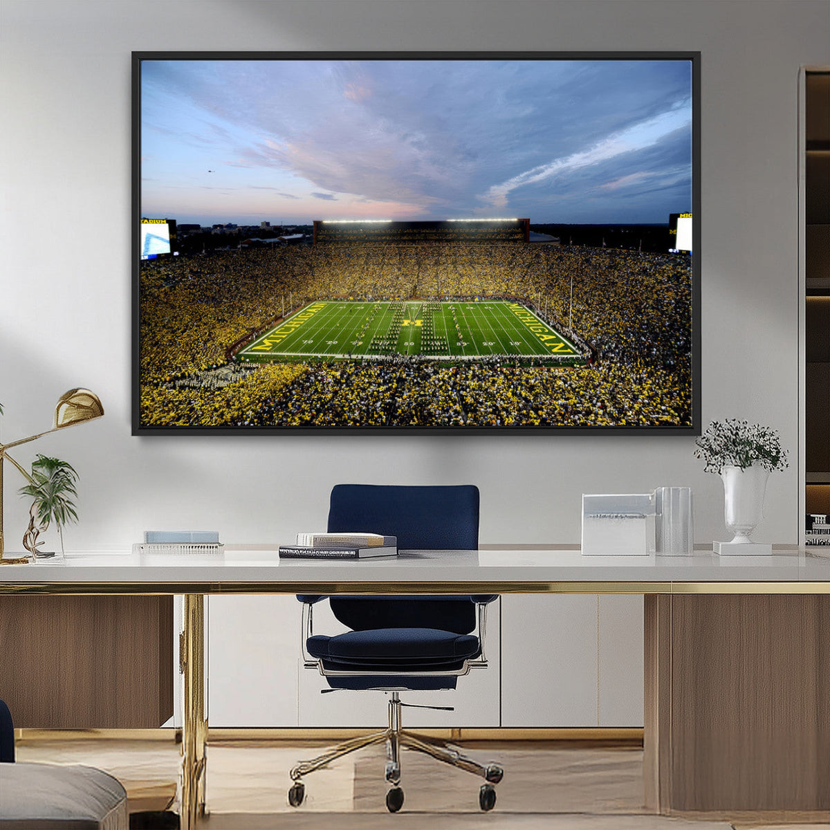University of Michigan Wolverines Football Team Print - Ann