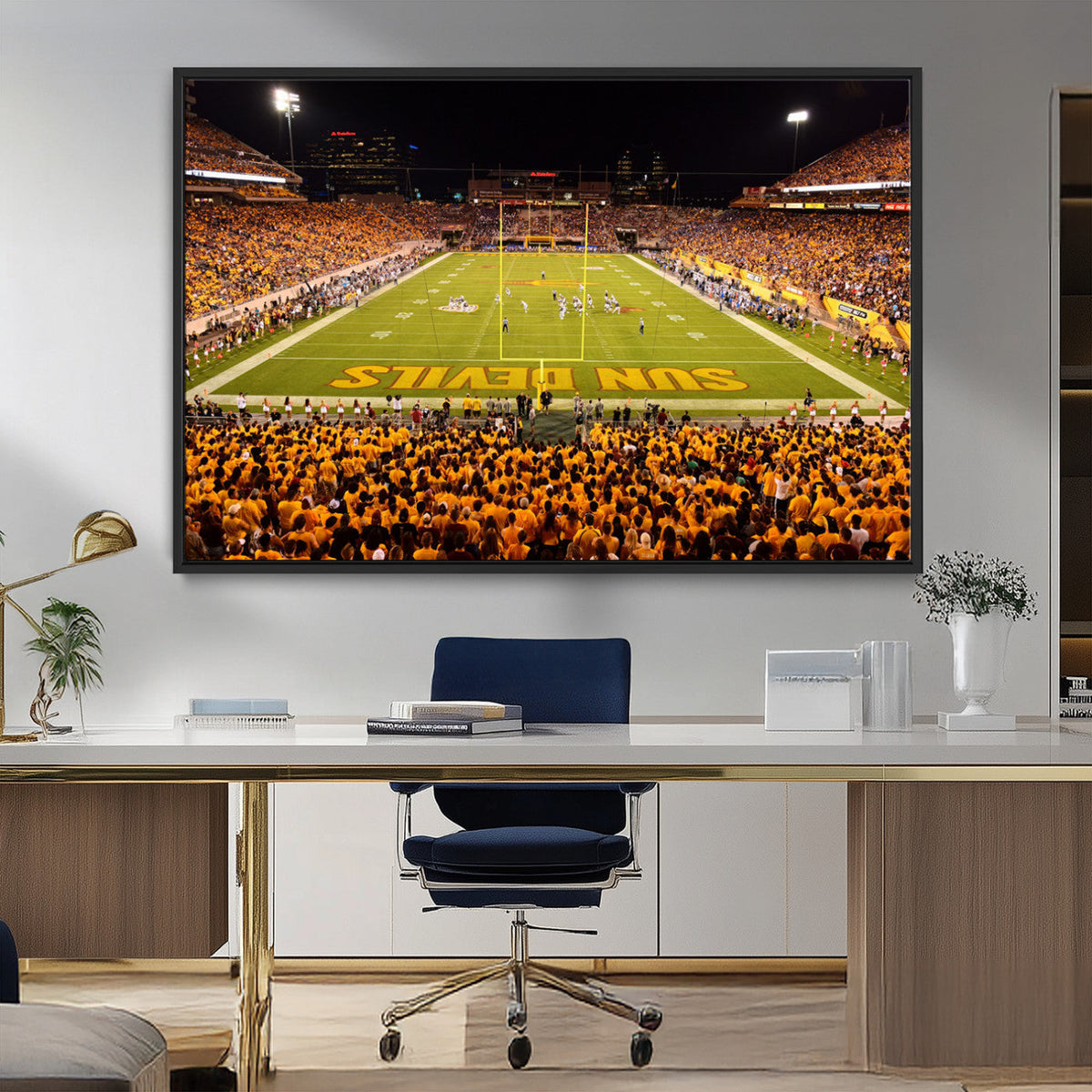 ASU Sun Devils Football Team Print - Phoenix Mountain