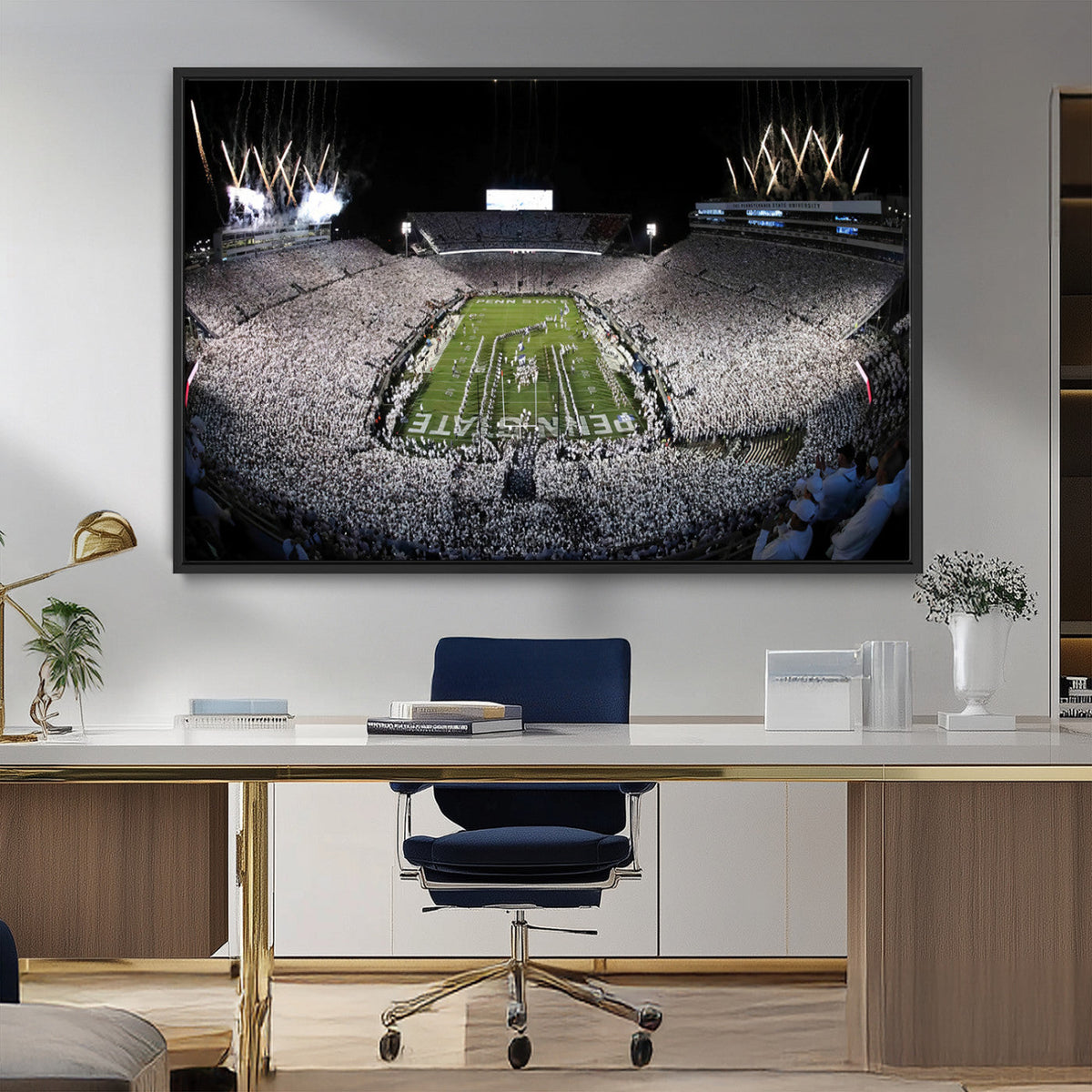Penn State Beaver Stadium Canvas Wall Art - Nittany Lions