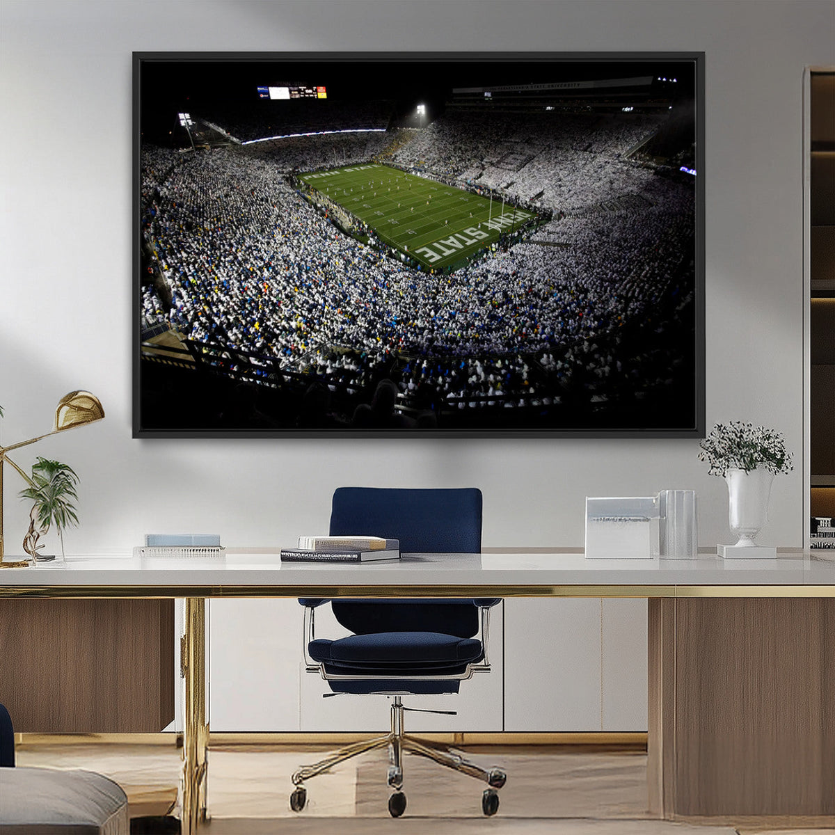 Penn State Football Stadium Wall Art - Beaver Stadium Canvas