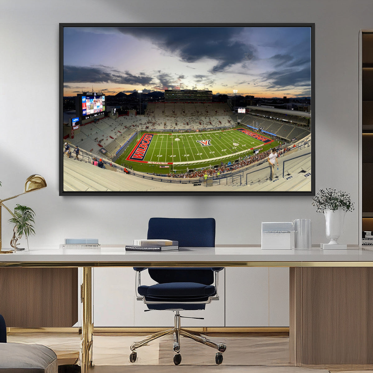 Arizona Wildcats Football Team Print - Tucson Arizona