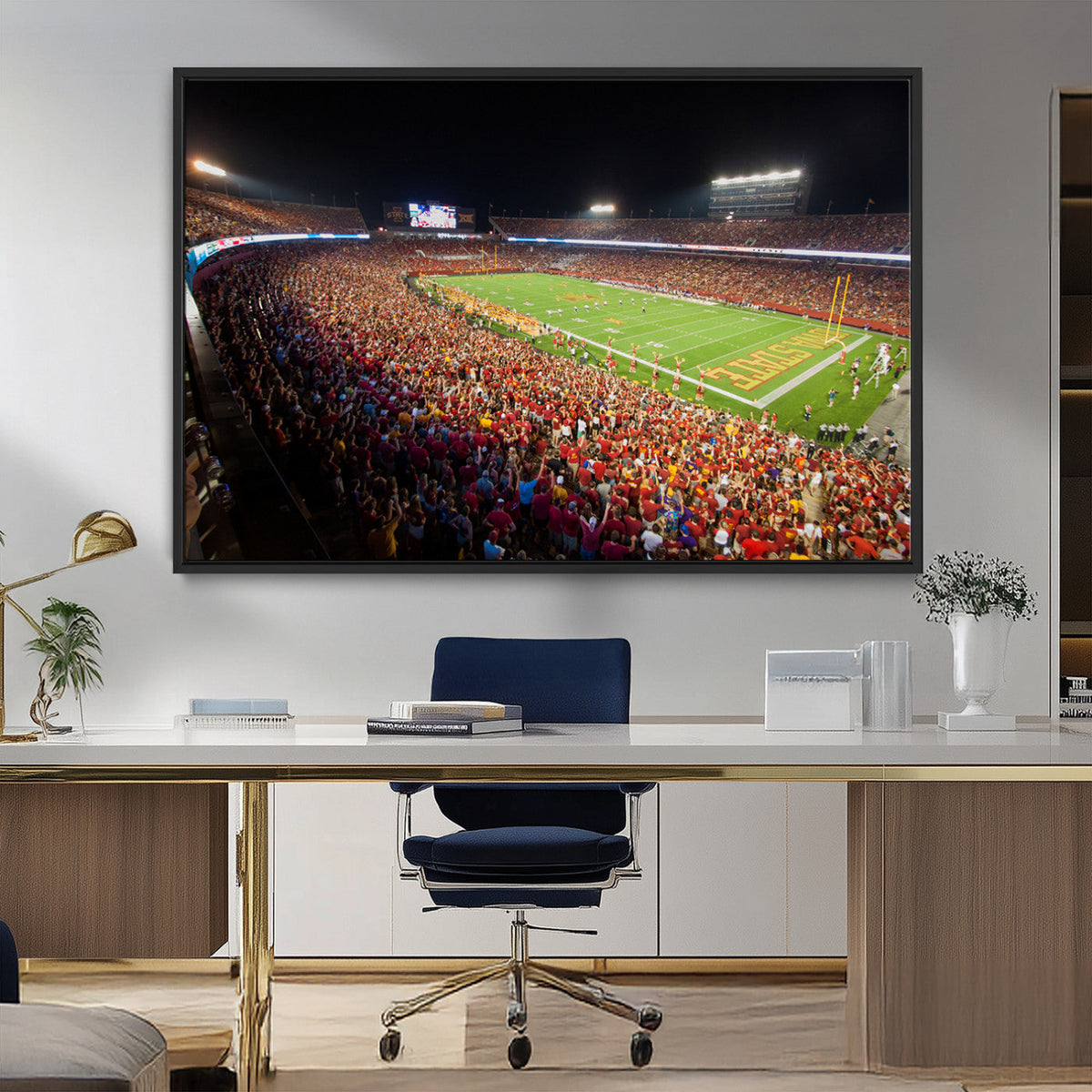 Iowa State University Cyclones Canvas Print, Football Team