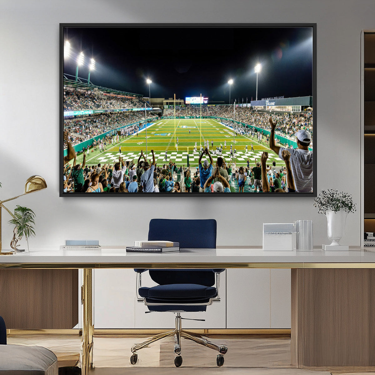 The Tulane University Green Wave Football Team Print - New
