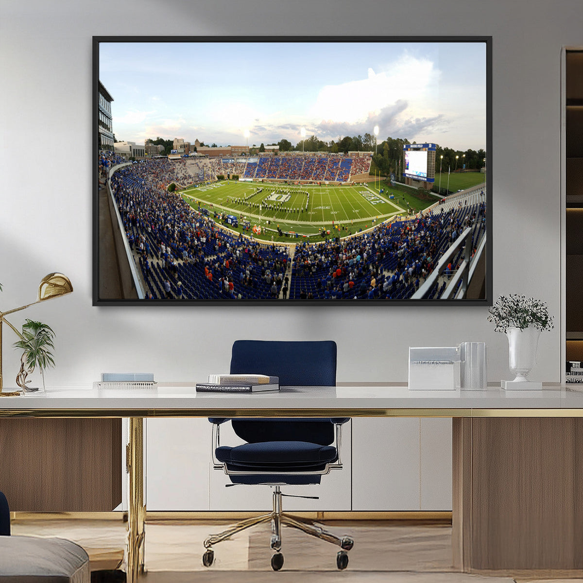 The Duke University Blue Devils Football Team Print - Durham