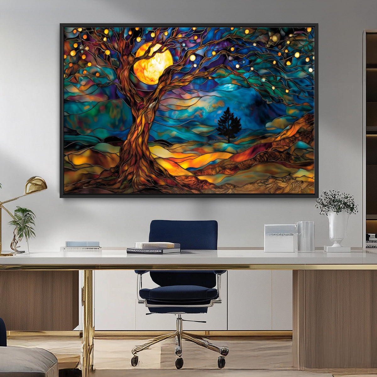 Tree of Life Wall Art - Yggdrasil Tree of Life Canvas Print