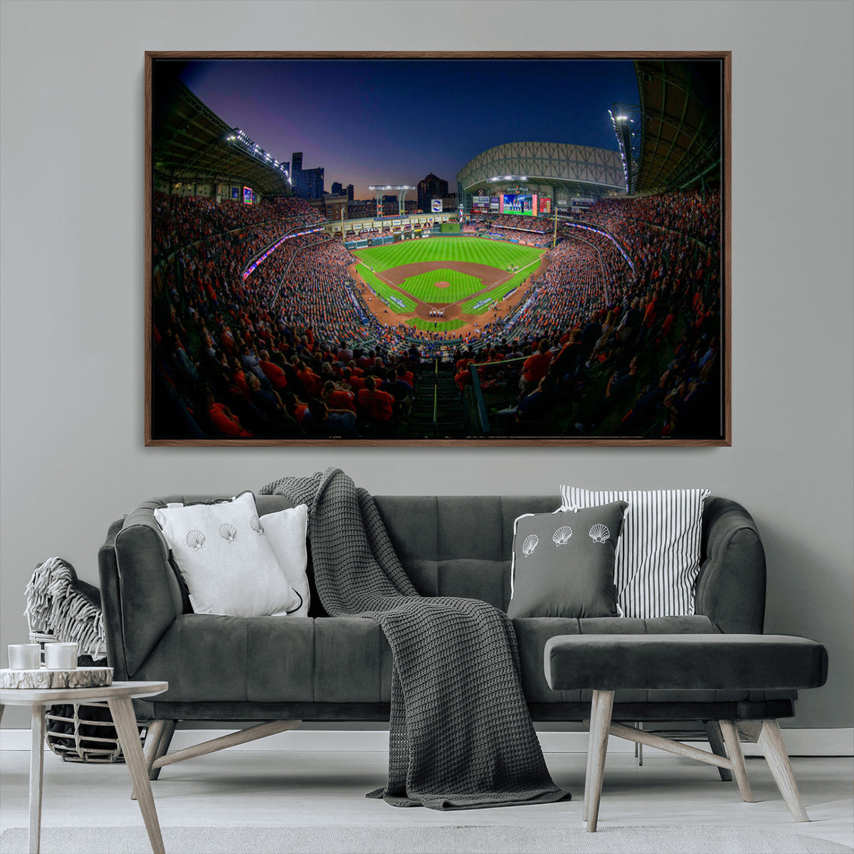 Houston Astros Baseball Print Canvas - Houston Minute Maid