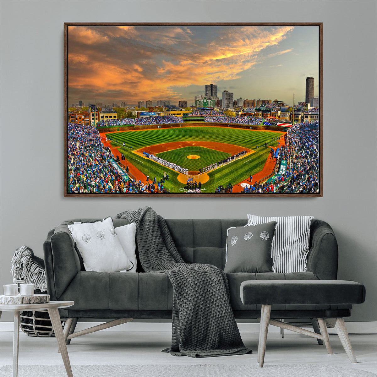 Chicago Wrigley Field Wall Art Canvas Print – Iconic