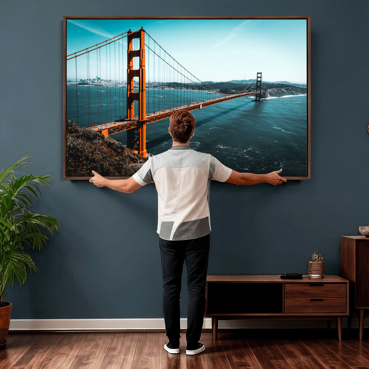 Golden Gate Bridge Wall Art Canvas Print – San Francisco
