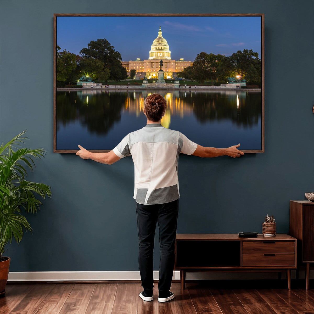 US Capitol Building Wall Art Canvas Print – Washington DC