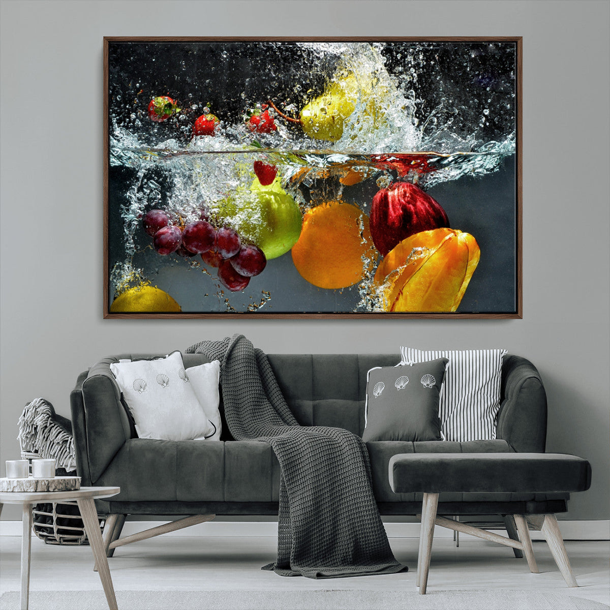Kithen Vegetables World Wall Art Canvas Print