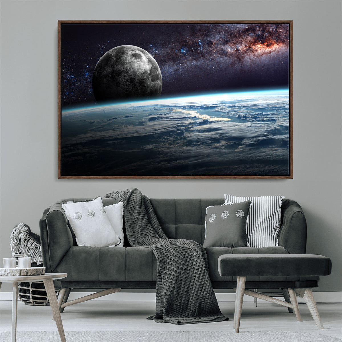 Space and Planet Canvas Print