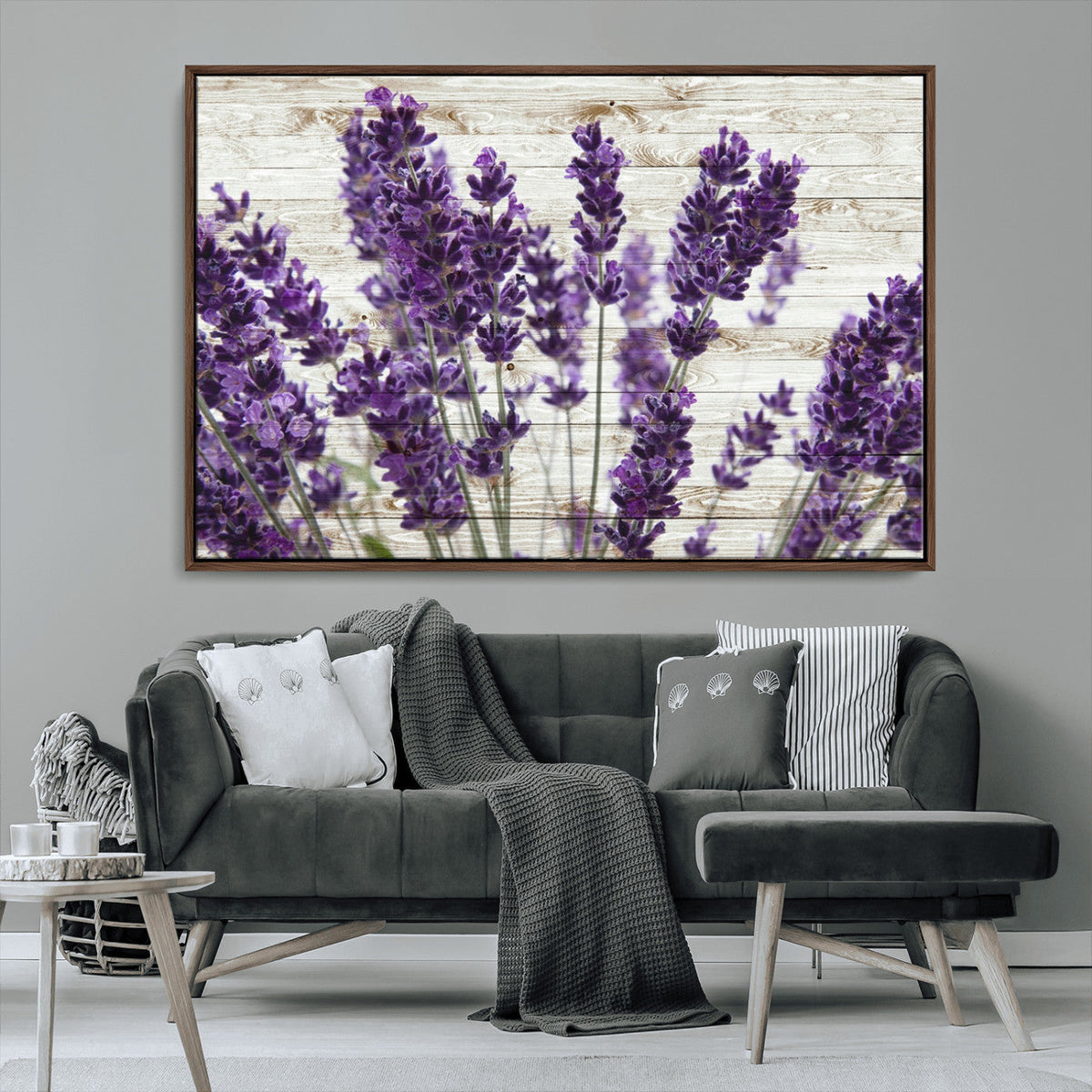 Lavender Herb Wall Art Canvas Print