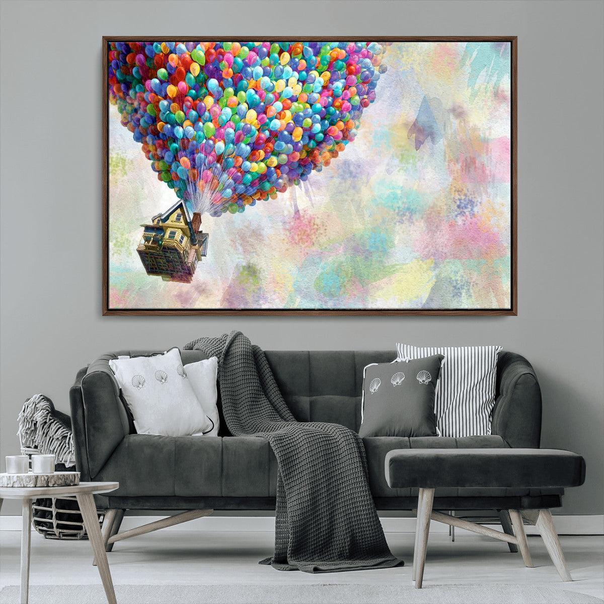 Up Pixar Poster, Look Up Pixar Wall Art, Up Pixar Canvas,