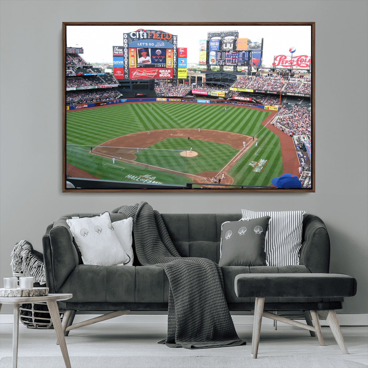 New York Mets Baseball Team Print - Citi Field Baseball